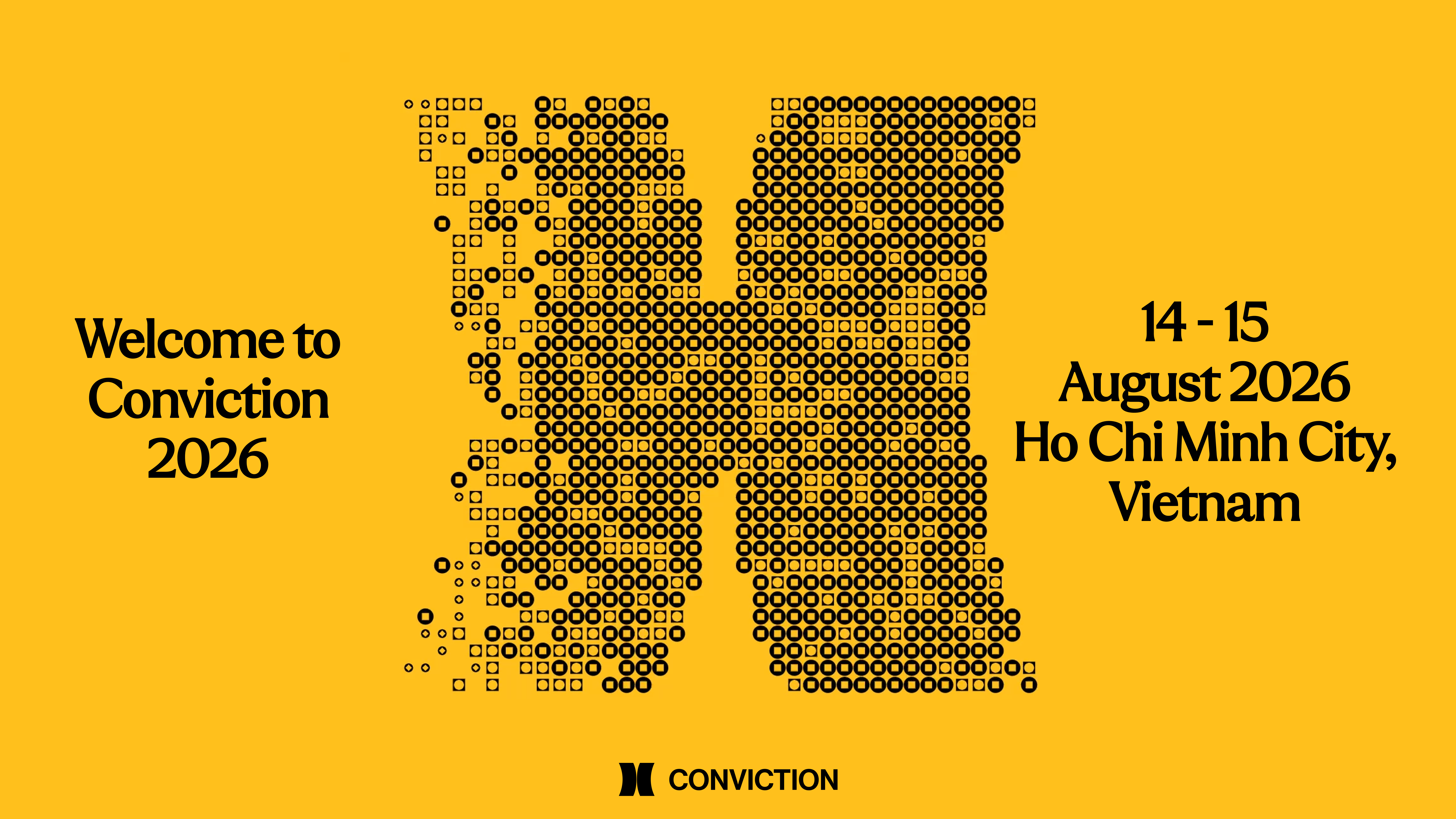 Conviction 2026 – Vietnam Digital Asset & AI Economy Forum event banner